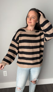 Taupe Chunky Knit Sweater