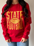 Adult State Football Crewneck