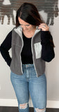 Reversible Charcoal Vest