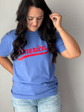 America Adult T-Shirt (Blue)