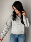 Heather Grey Quarter Zip