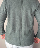 brushed ribbed sweater
