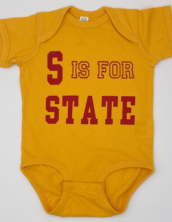 S is for STATE (onesie)