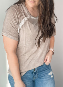 Washed Every Day Tee- Mocha