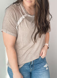 Washed Every Day Tee- Mocha