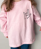 Love you- Youth Long Sleeve